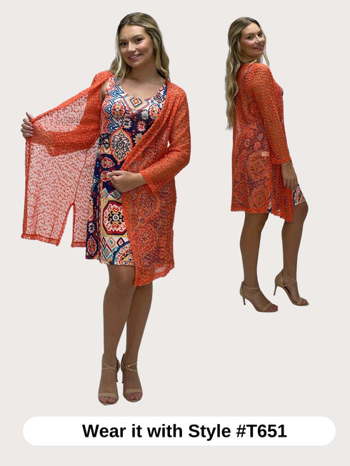 SUNDRESS - Skater Style tank dress with square back - D2001