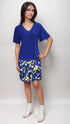2 Tier DIGITAL PRINT SKORT with the Ruffle in the center SH2001