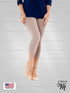 Capri Length soft women's Legging. Three button trim at the leg opening emcees the look - P001