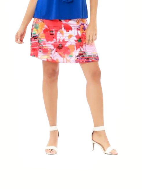 3 Tier PRINTED SKORT with the Ruffle in the center - SH001
