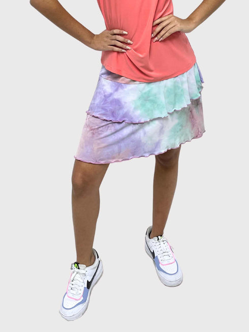 3 Tier PRINTED SKORT with the Ruffle in the center - SH001