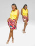 2 Tier Skort with side seam pockets and elasticized waist line - SH011