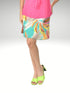 2 Tier Skort with side seam pockets and elasticized waist line - SH011