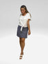 2 Tier Skort with side seam pockets and elasticized waist line - SH011