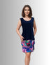 2 Tier DIGITAL PRINT SKORT with the Ruffle in the center - SH2001