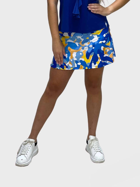 Women Digital Print Golf Short Skort with Pockets - SK2013
