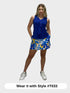 Women Digital Print Golf Short Skort with Pockets - SK2013