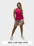 Women Digital Print Golf Short Skort with Pockets - SK2013