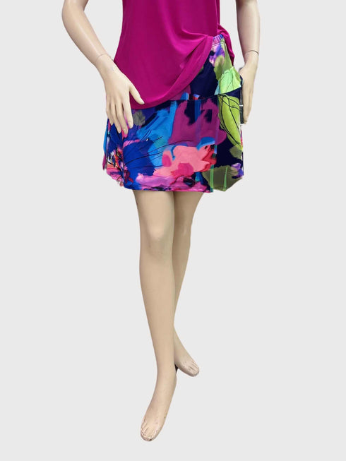 Women Digital Print Golf Short Skort with Pockets - SK2013