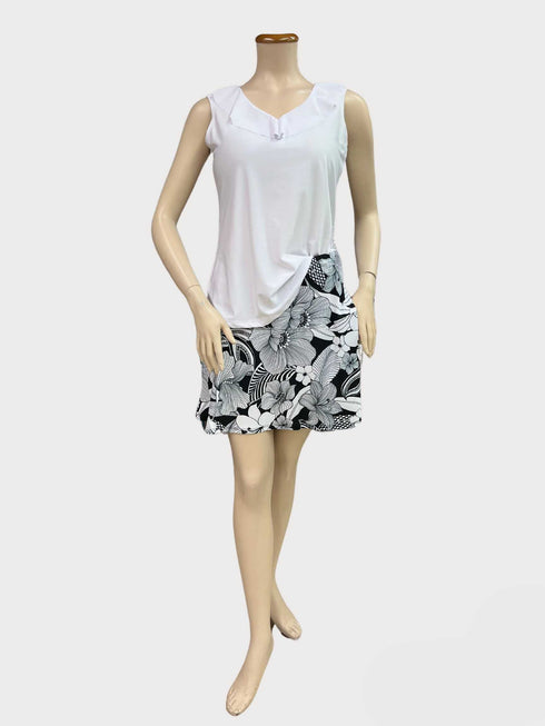 Women Digital Print Golf Short Skort with Pockets - SK2013