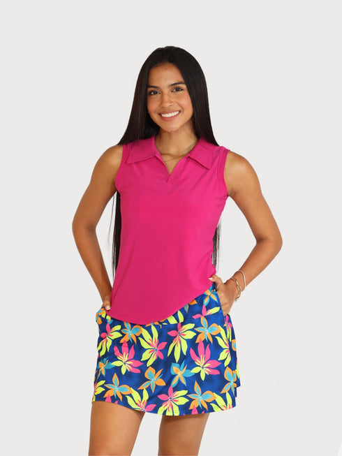 Women Digital Print Golf Short Skort with Pockets - SK2013