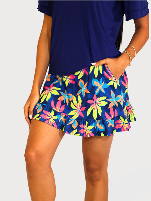 Women Golf Skort with ruffle on bottom & Pockets - SK2014