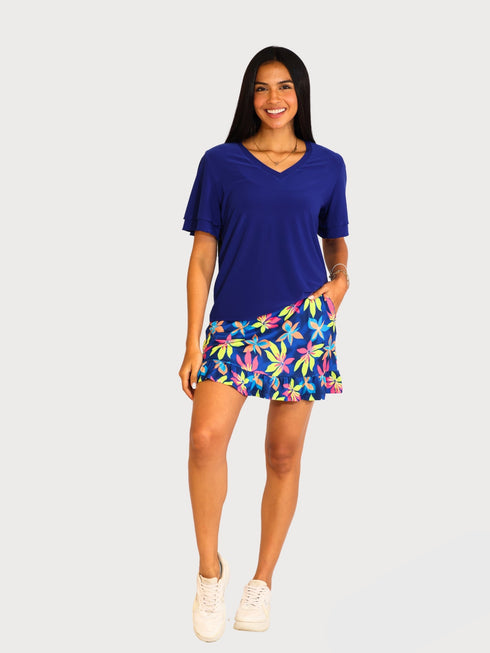 Women Golf Skort with ruffle on bottom & Pockets - SK2014