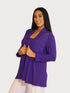 Solid Open Front Long Knited Cardigan Bolero Shrug - T611
