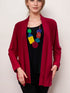 Solid Open Front Long Knited Cardigan Bolero Shrug - T611