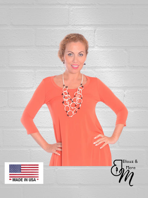 Top with 3 KEY hole details on the sleeves- T430