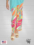 Mid Rise Straight Leg Pull-on Palazzo PRINTED- P017