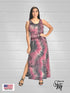 Full length sleeveless dresses - D051