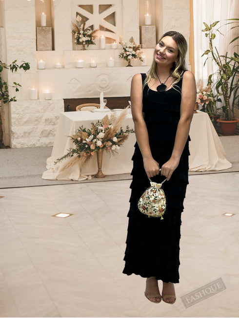 Jewelry Designer Women Potli Bags, Evening Handbags for women - Pot ShapePT Bags