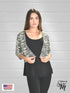 Bolero with 3/4 sleeves - T360