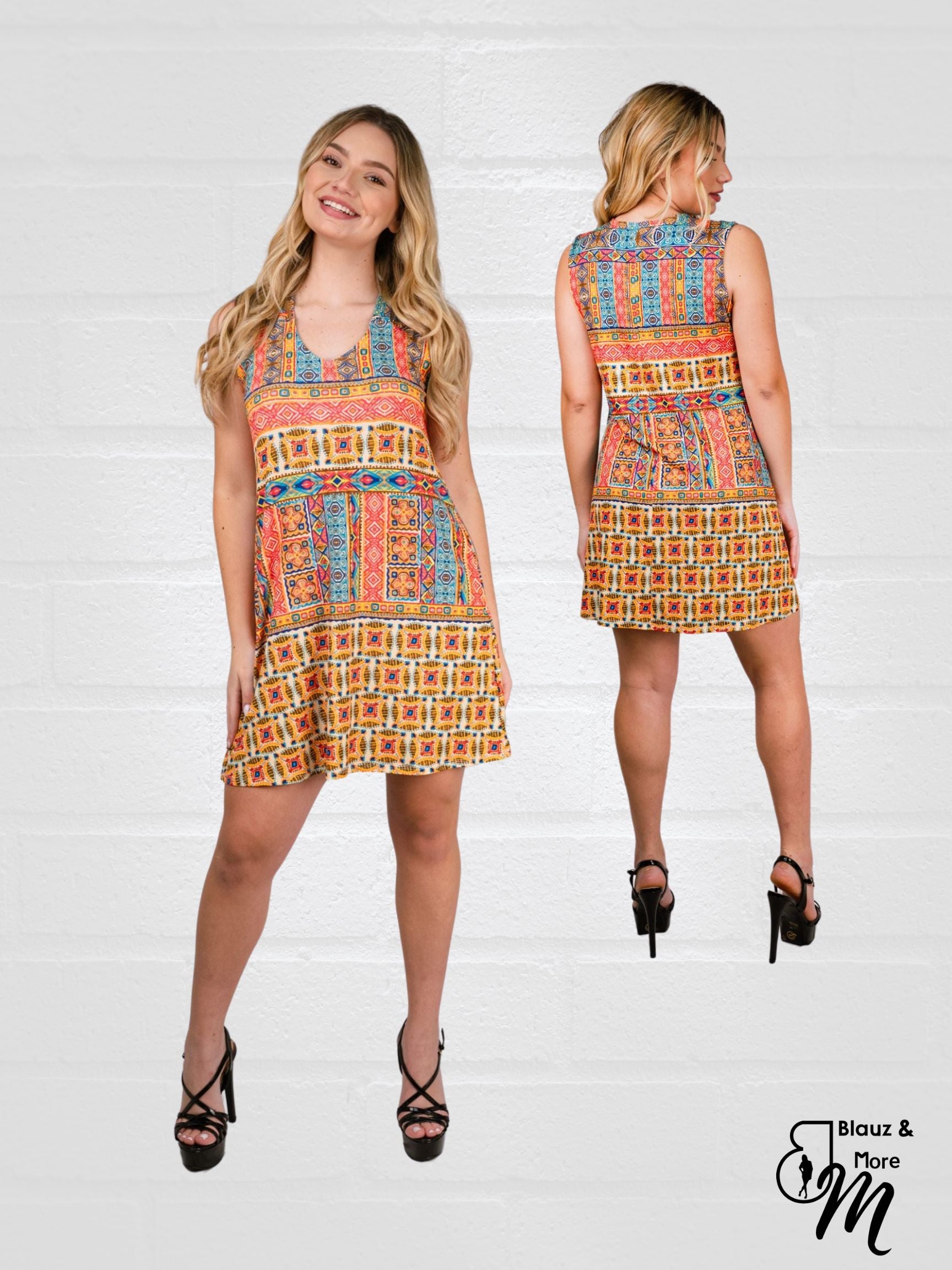 Cutout Shoulder Strap V Neck Midi Dress for Women - D2026